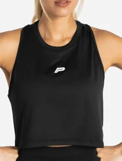 BreathEasy Crop Vest Black