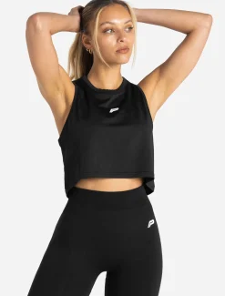 BreathEasy Crop Vest Black