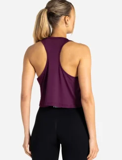 BreathEasy Crop Vest Purple