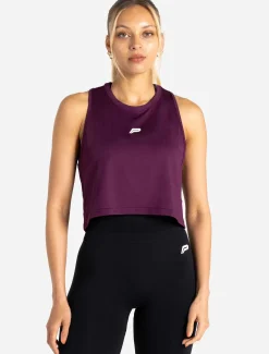 BreathEasy Crop Vest Purple