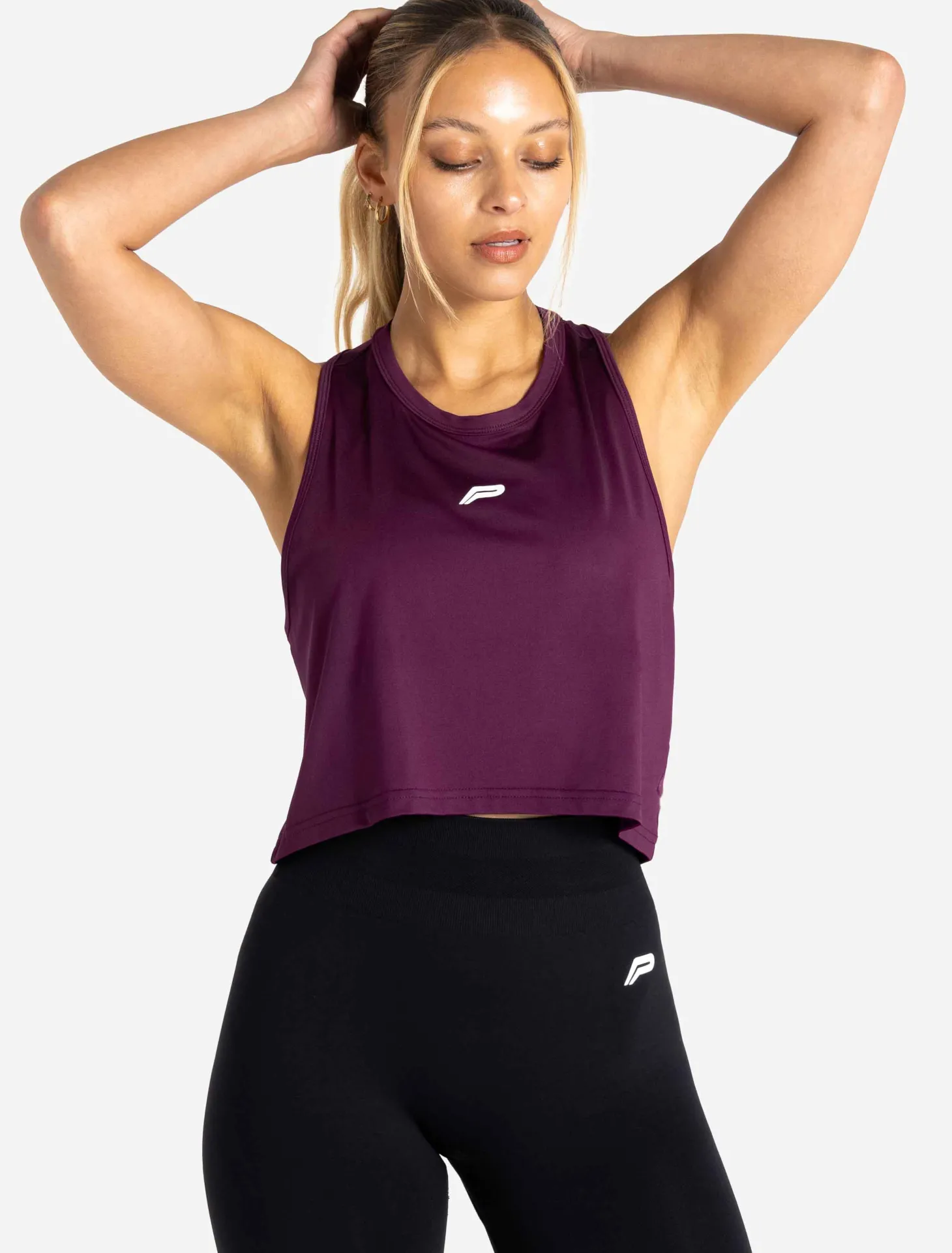 BreathEasy Crop Vest Purple