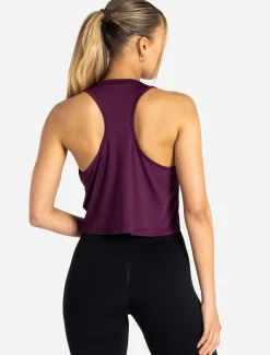 BreathEasy Crop Vest Purple
