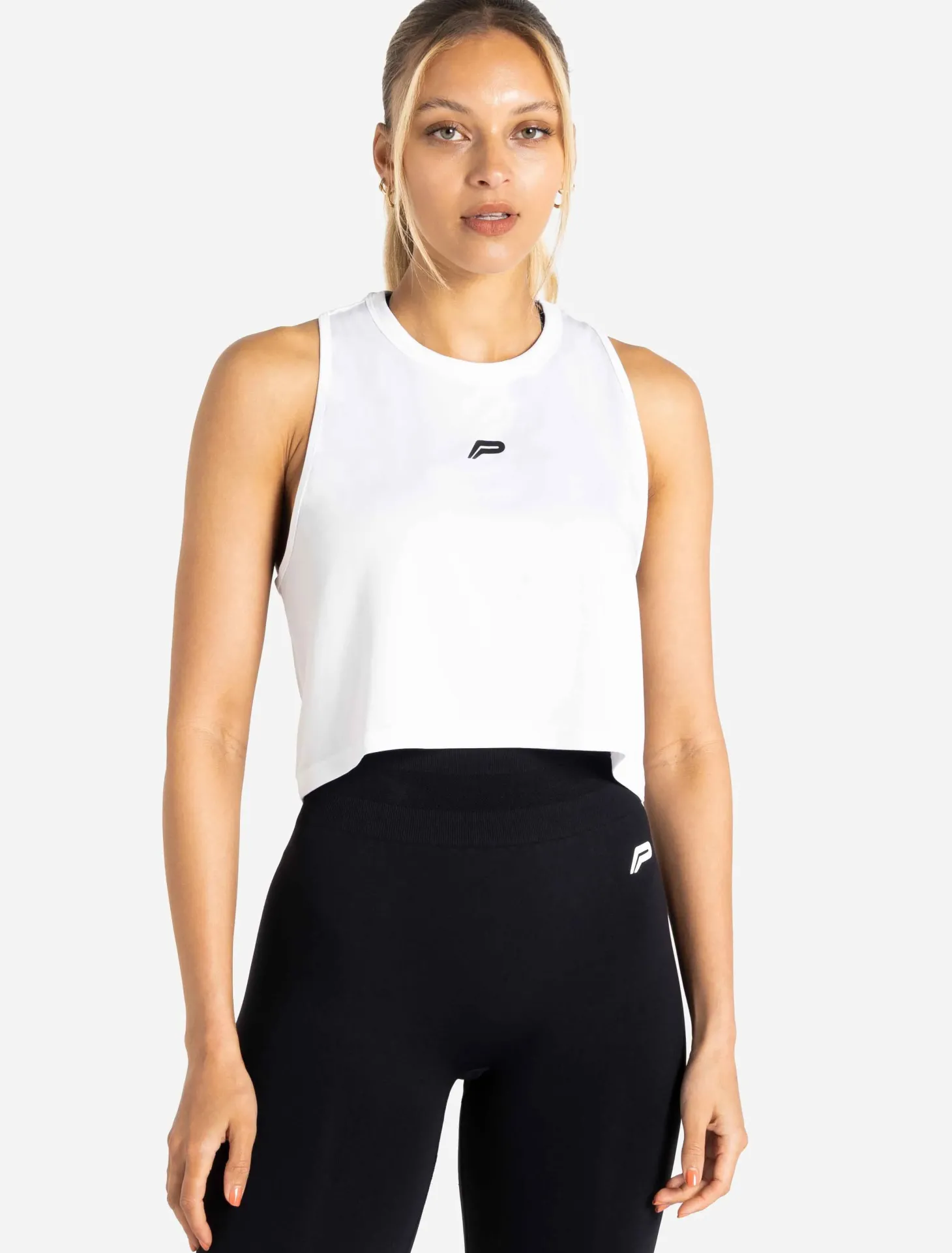 BreathEasy Crop Vest White
