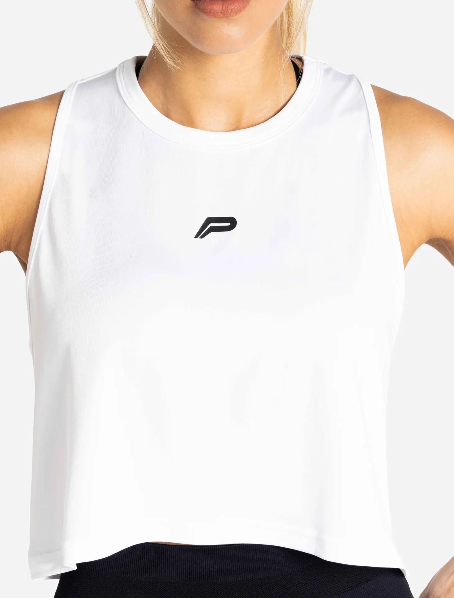 BreathEasy Crop Vest White