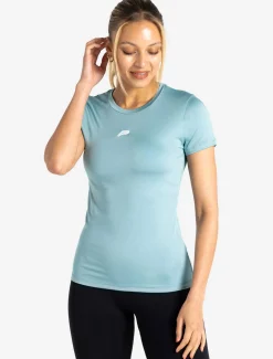 BreathEasy Full-Length T-Shirt Dusky Blue
