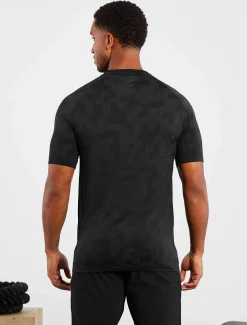 Camo Seamless T-Shirt Black