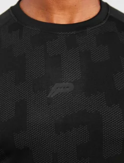 Camo Seamless T-Shirt Black