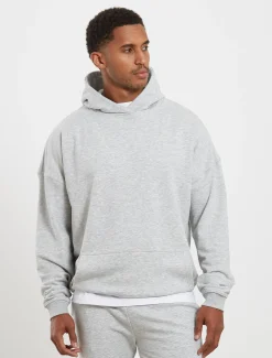 Core Loopback Hoodie Grey Marl