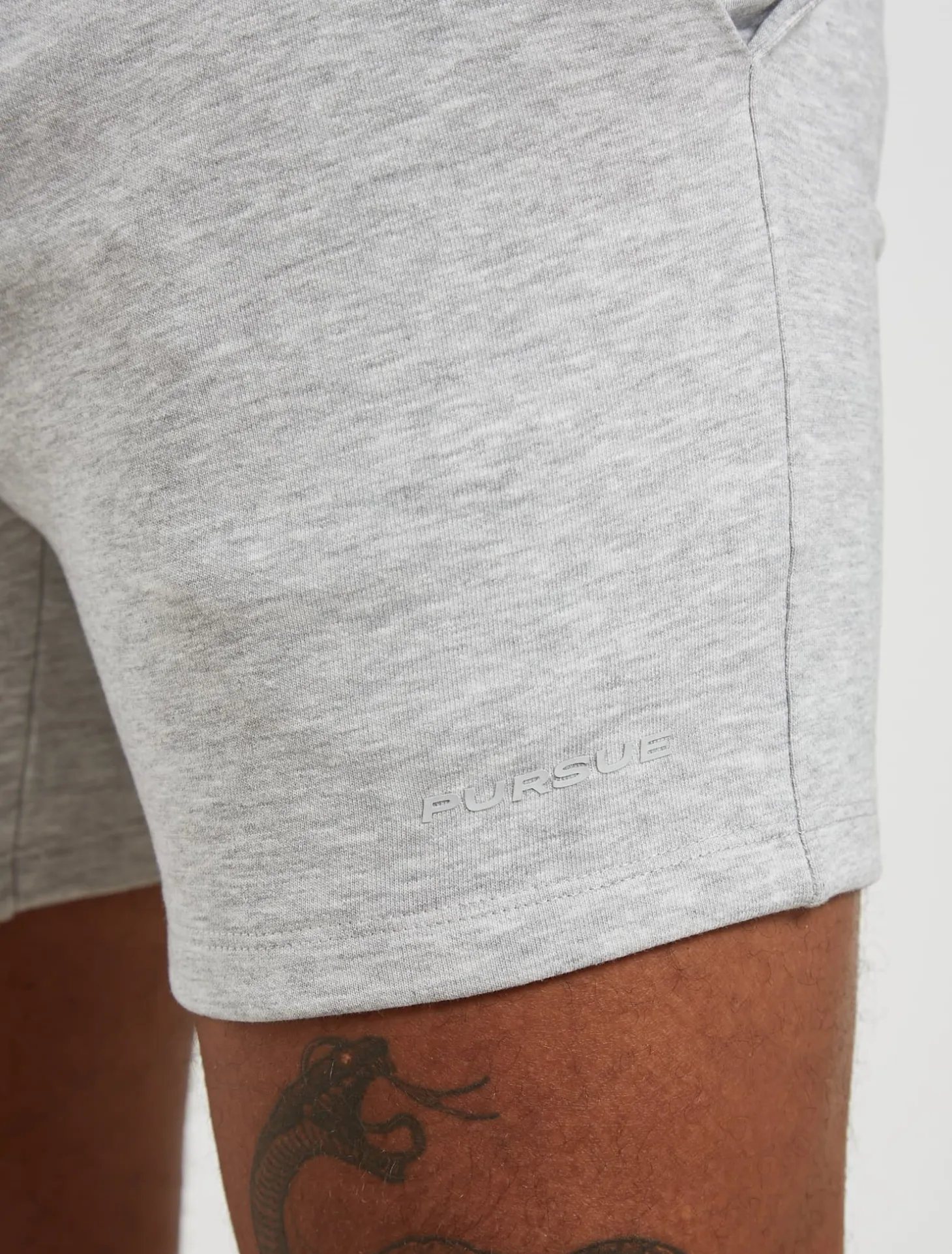 Core Loopback Shorts Grey Marl