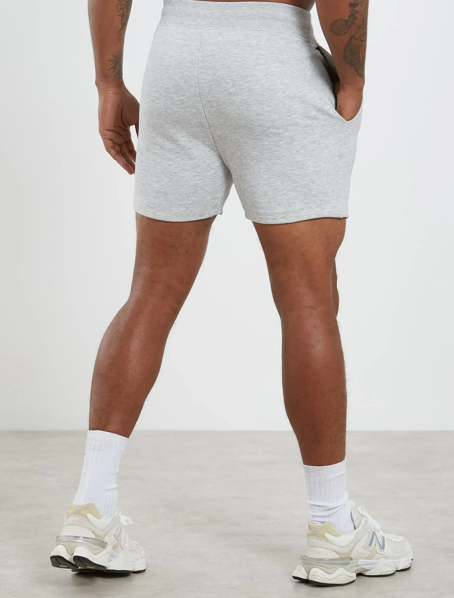 Core Loopback Shorts Grey Marl