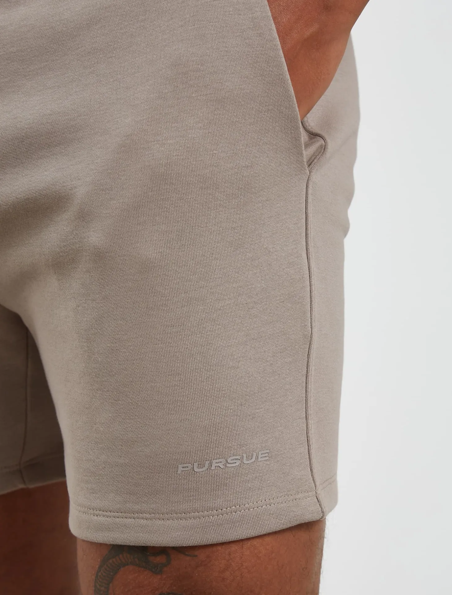 Core Loopback Shorts Taupe