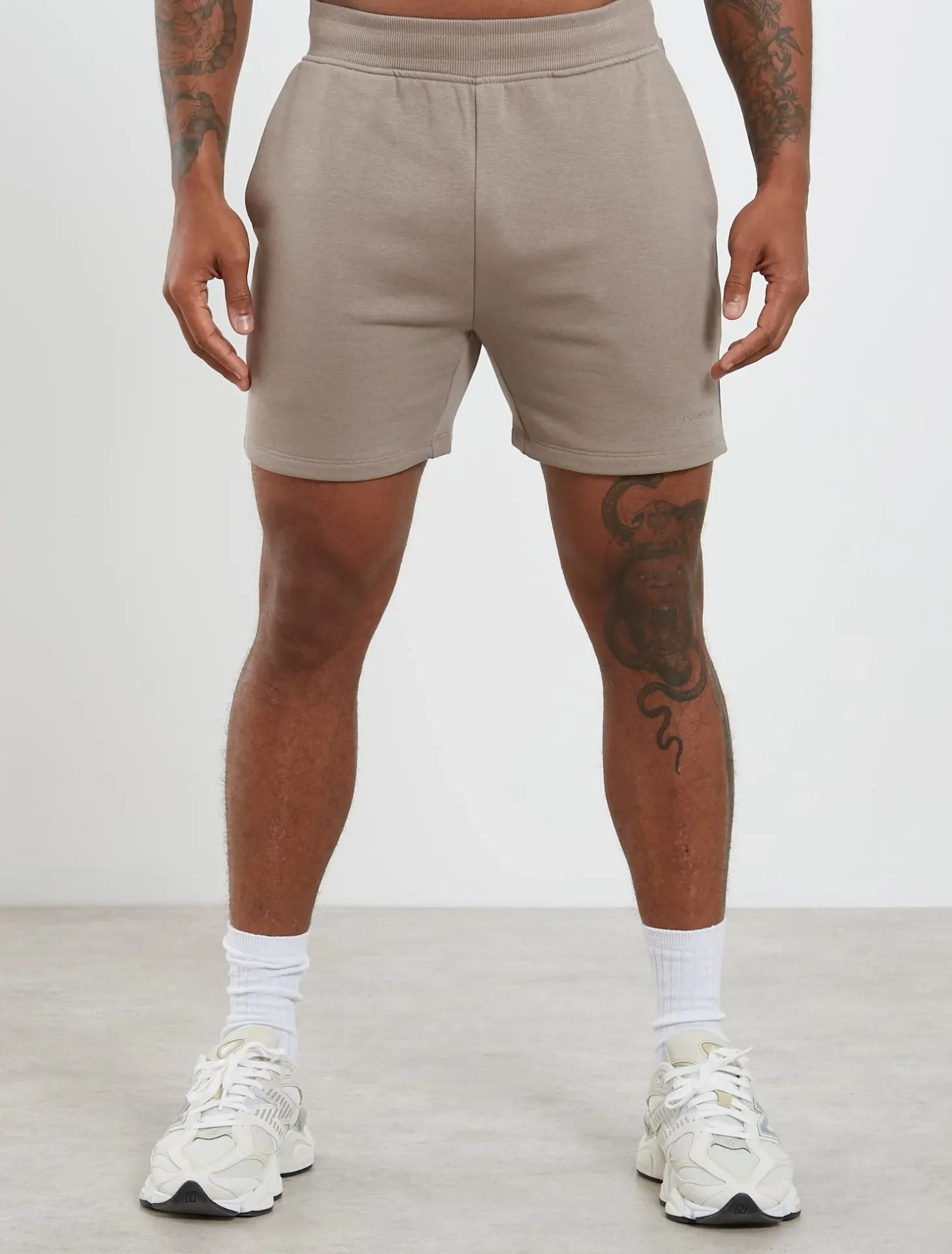 Core Loopback Shorts Taupe