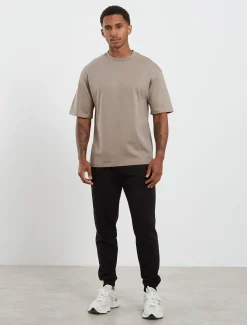 Core Oversized T-Shirt Taupe
