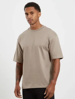 Core Oversized T-Shirt Taupe