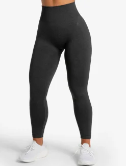 Core Seamless Leggings Black Marl