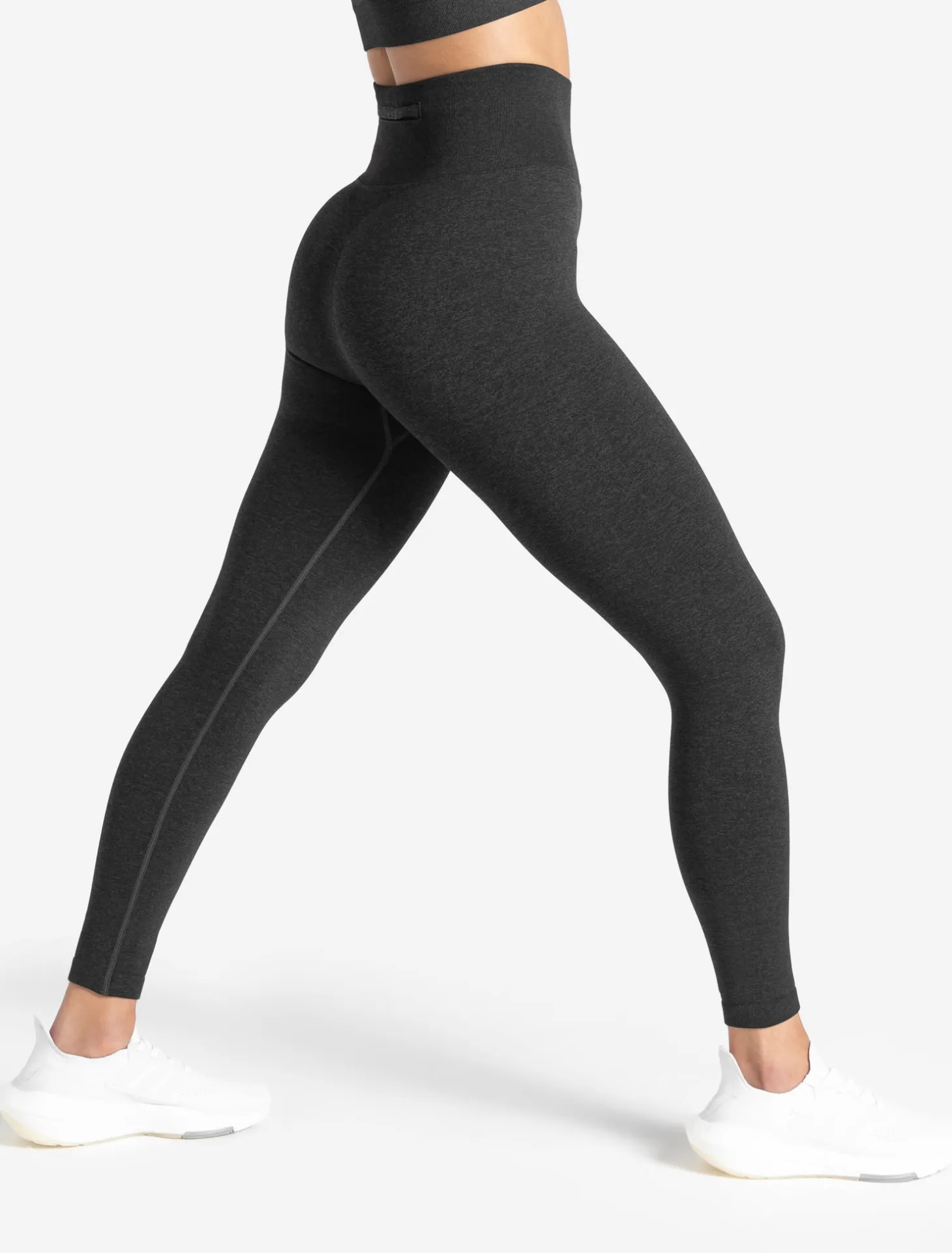 Core Seamless Pocket Leggings Black Marl