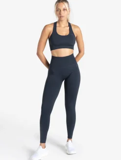 Core Seamless Pocket Leggings Navy Marl