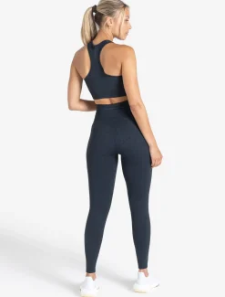 Core Seamless Pocket Leggings Navy Marl