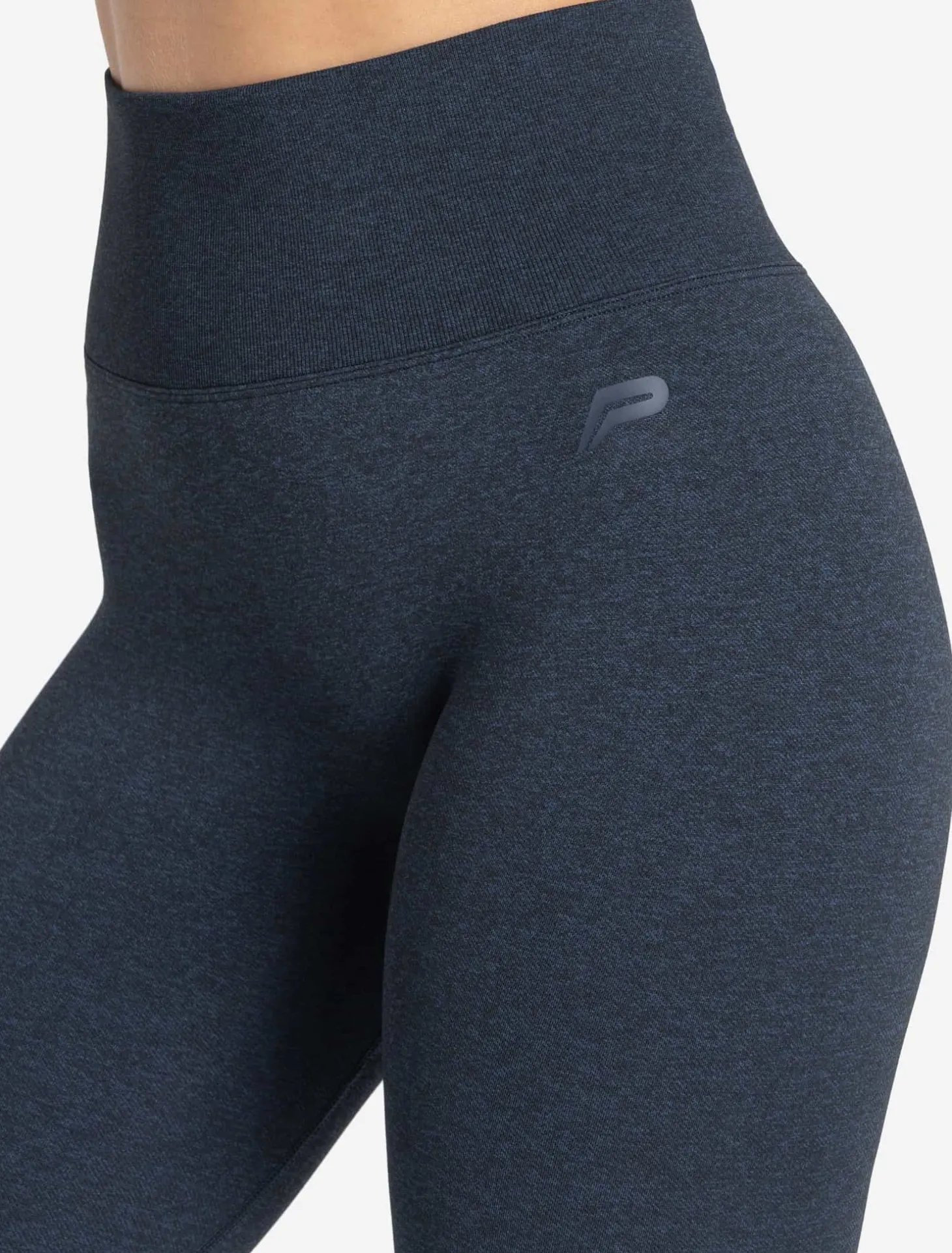 Core Seamless Pocket Leggings Navy Marl