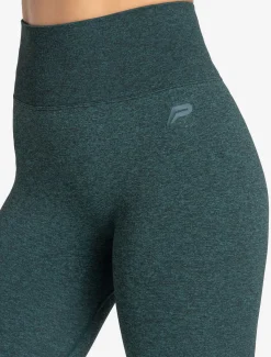 Core Seamless Pocket Leggings Teal Marl