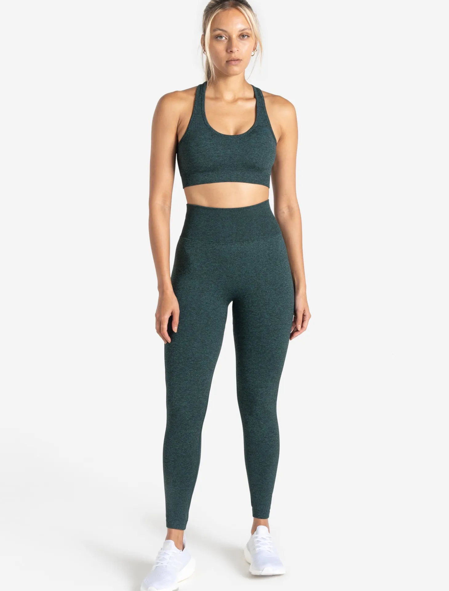 Core Seamless Pocket Leggings Teal Marl