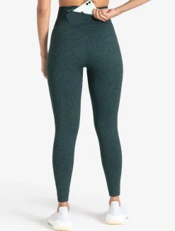 Core Seamless Pocket Leggings Teal Marl