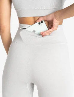 Core Seamless Pocket Leggings Grey Marl