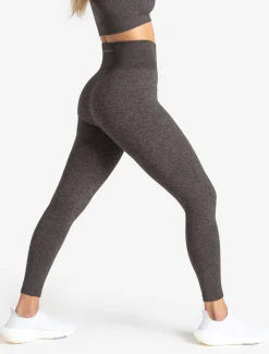 Core Seamless Pocket Leggings Brown Marl