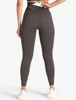 Core Seamless Pocket Leggings Brown Marl