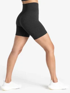 Core Seamless Shorts Black Marl