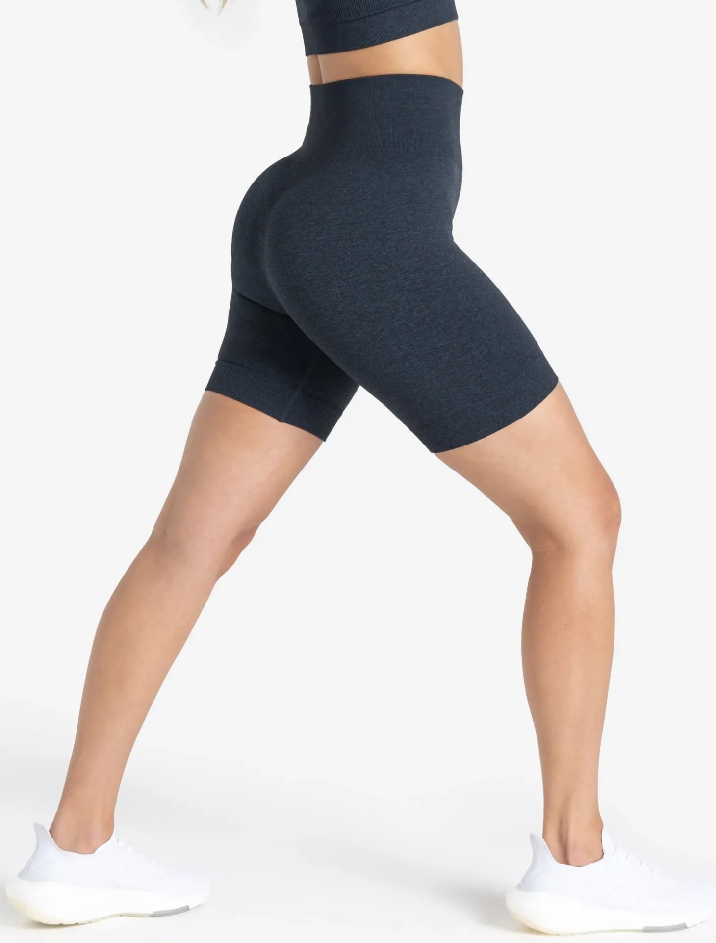 Core Seamless Shorts Navy Marl