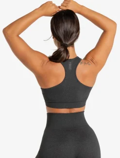 Core Seamless Sports Bra Black Marl