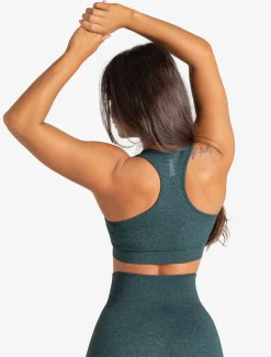 Core Seamless Sports Bra Teal Marl