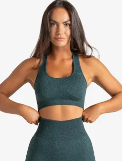 Core Seamless Sports Bra Teal Marl