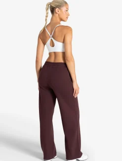 Core Straight Leg Joggers Cherry