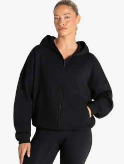 Core Zip Hoodie Black