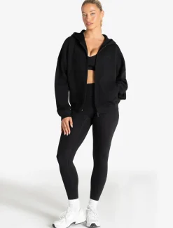 Core Zip Hoodie Black