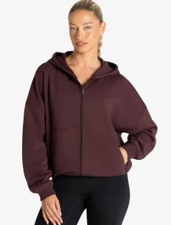 Core Zip Hoodie Cherry