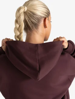 Core Zip Hoodie Cherry