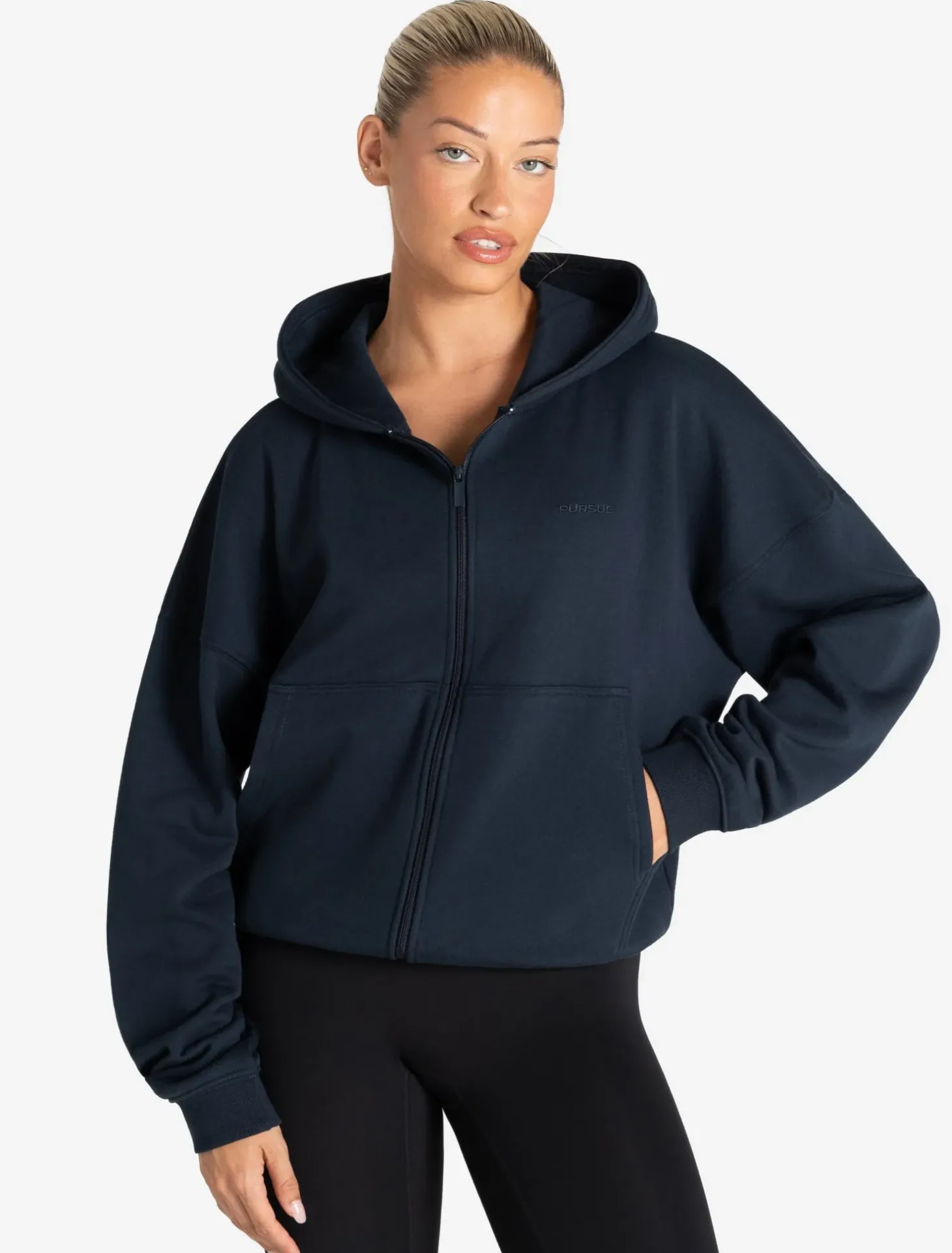 Core Zip Hoodie Navy