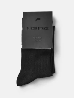 Crew Socks Black (Unisex)