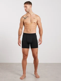 Everyday Boxers Black (Mid Length)