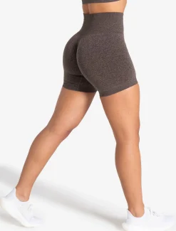 Form Seamless Shorts Brown Marl