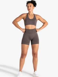 Form Seamless Shorts Brown Marl