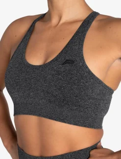 Form Seamless Sports Bra Black Marl