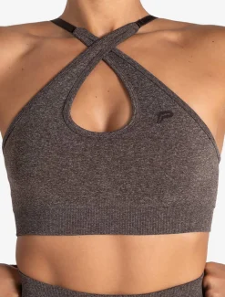 Form Seamless Sports Bra Brown Marl