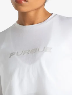 Graphic Crop T-Shirt White