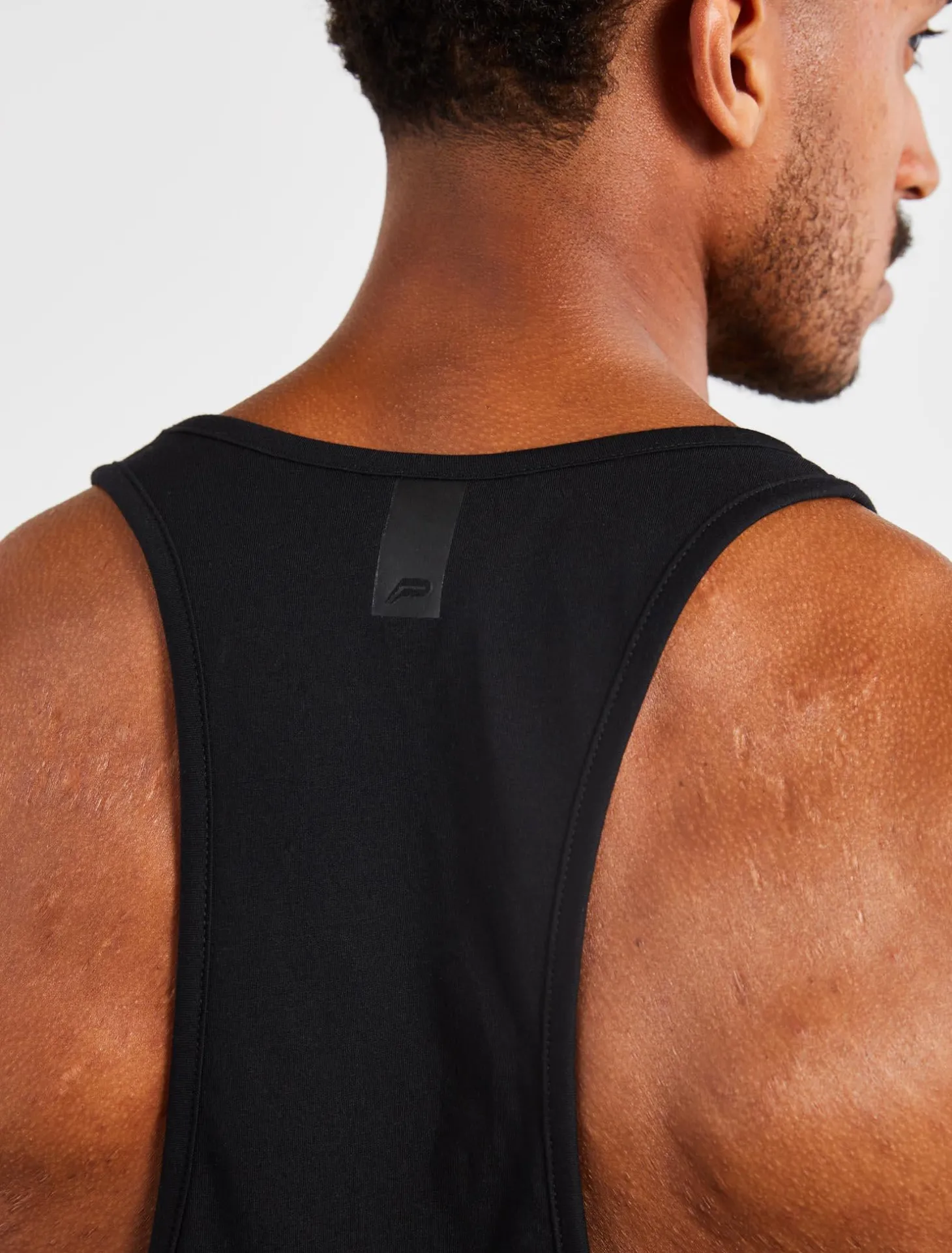 Graphic Stringer Vest Black