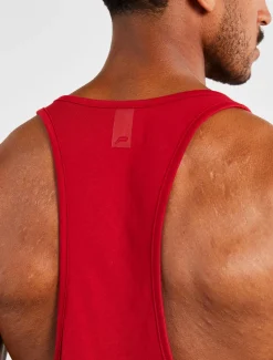 Graphic Stringer Vest Maroon