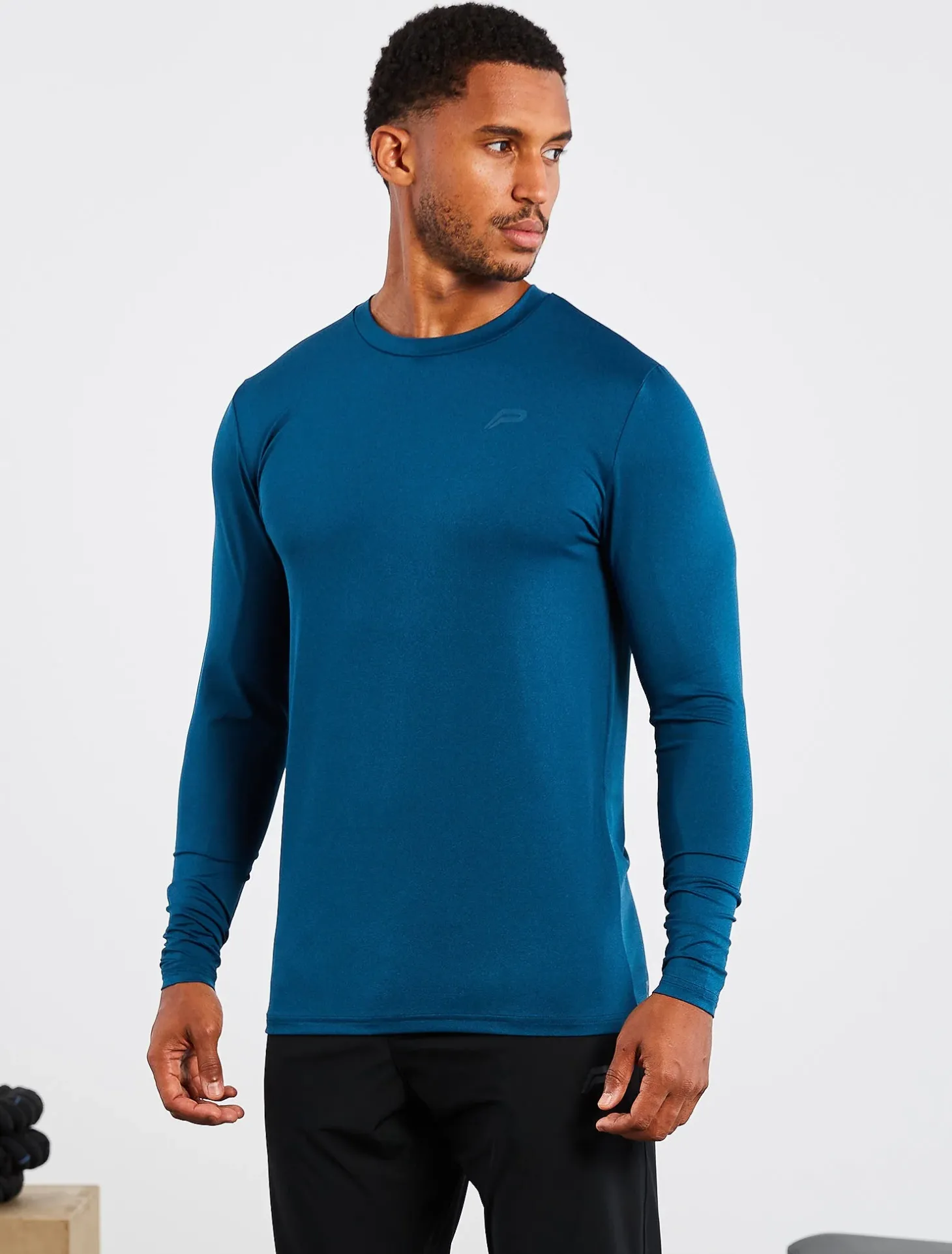 Hybrid Everyday Long Sleeve Blue Marl